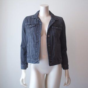 Gap Black Wash Denim Jacket - XL